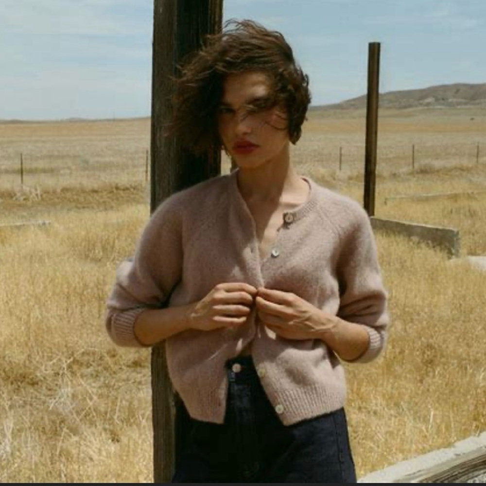 Doen Petra Cardigan in Clay